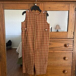 Southern Sunshine Kids Size 2T Plaid Long Romper